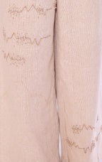 Ivory Textured Shirt & Palazzo Set