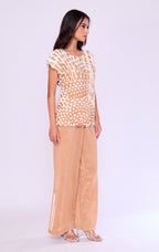 Basket-Weave Ribbon Appliqué Tunic