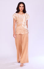Basket-Weave Ribbon Appliqué Tunic