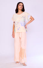 Watercolour Print Draped Tunic