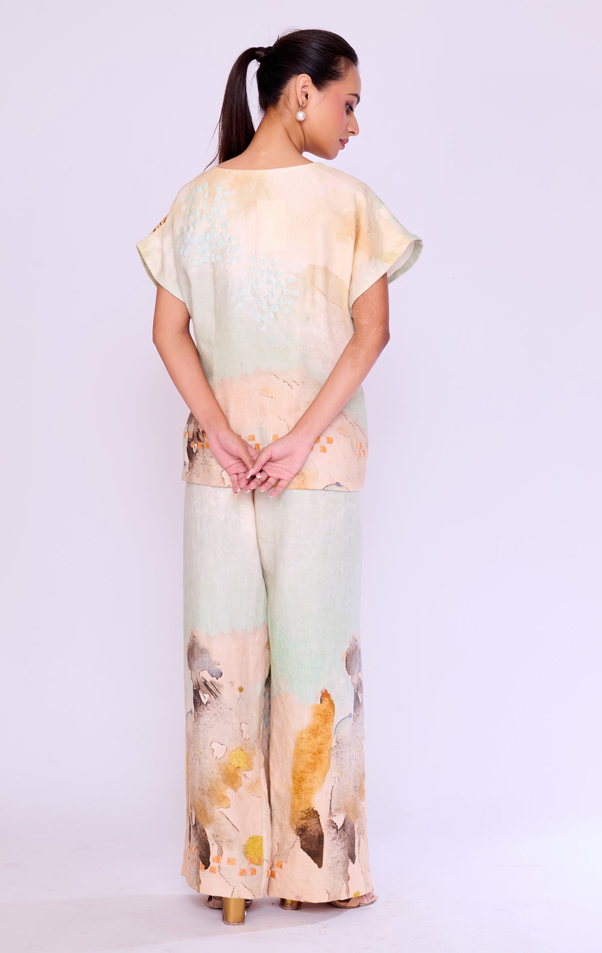Poppy Botanical Print Tunic