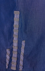 Indigo Panel Tunic & Denim Trouser Set