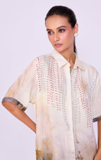 Watercolour Landscape Shirt Dress