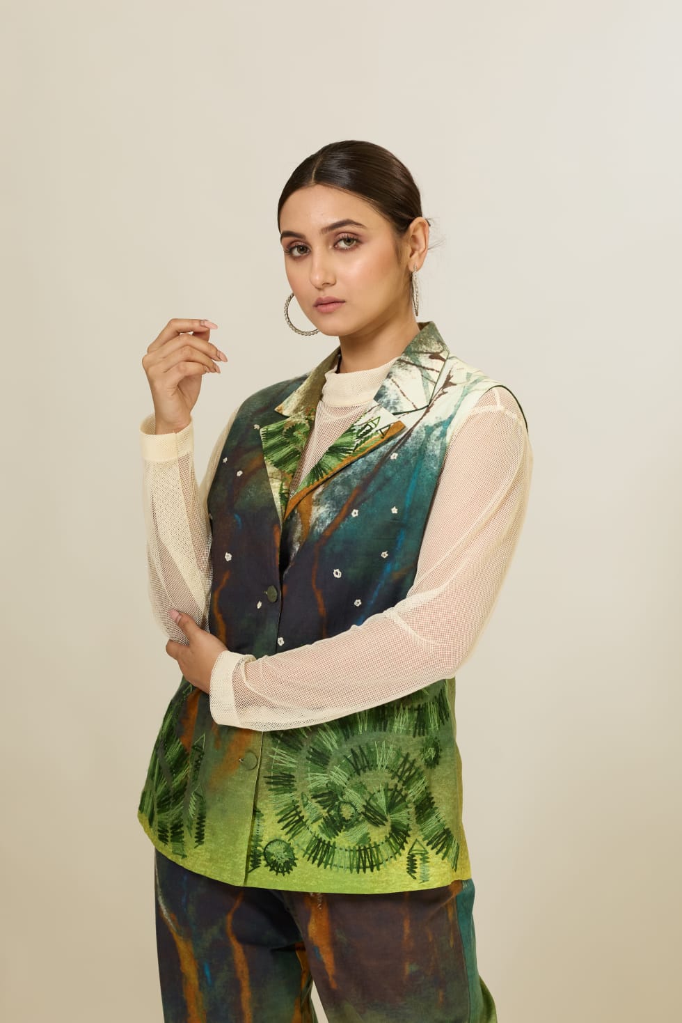 Botanical Waistcoat & Trouser Set
