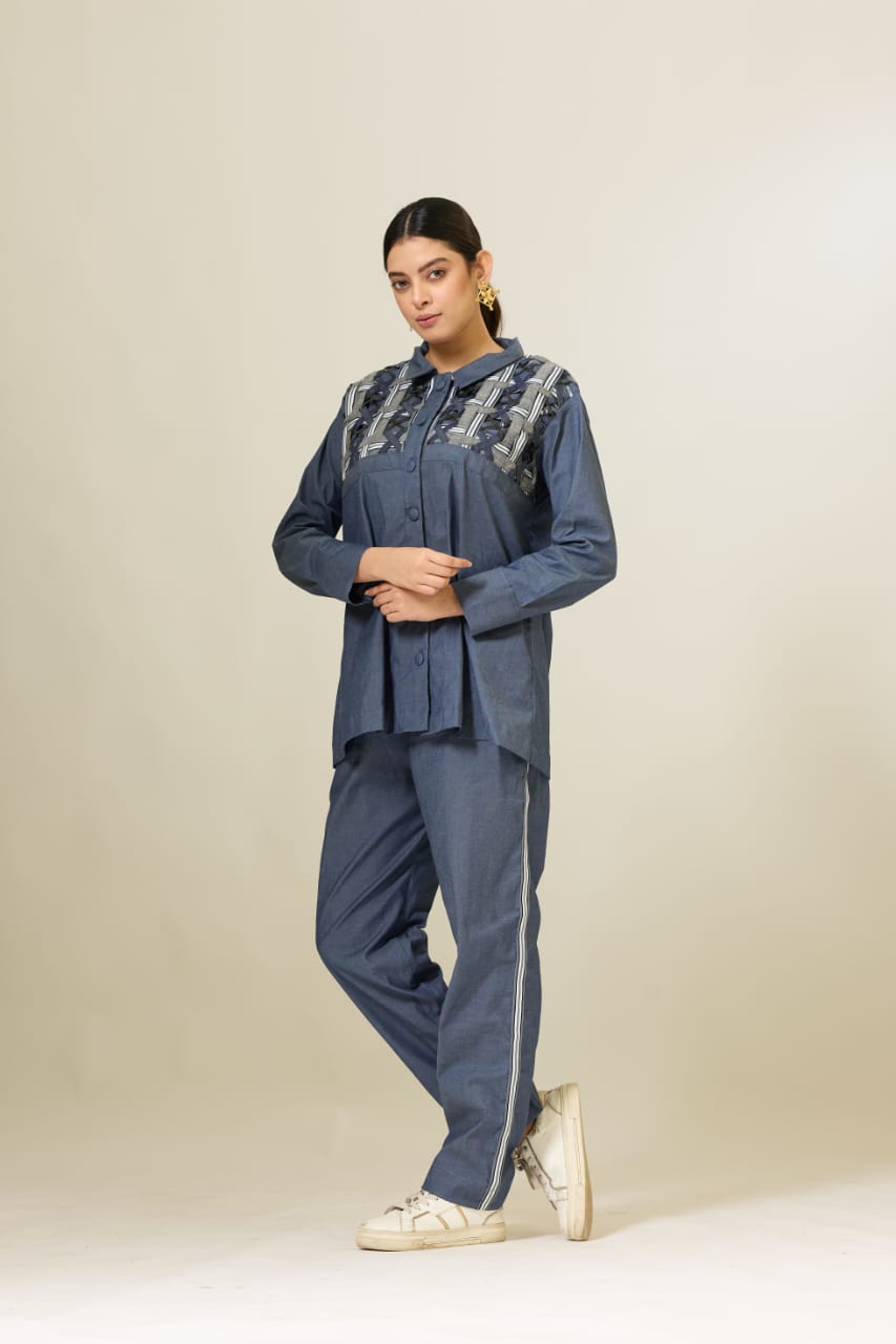 Denim Woven Co-ord Set