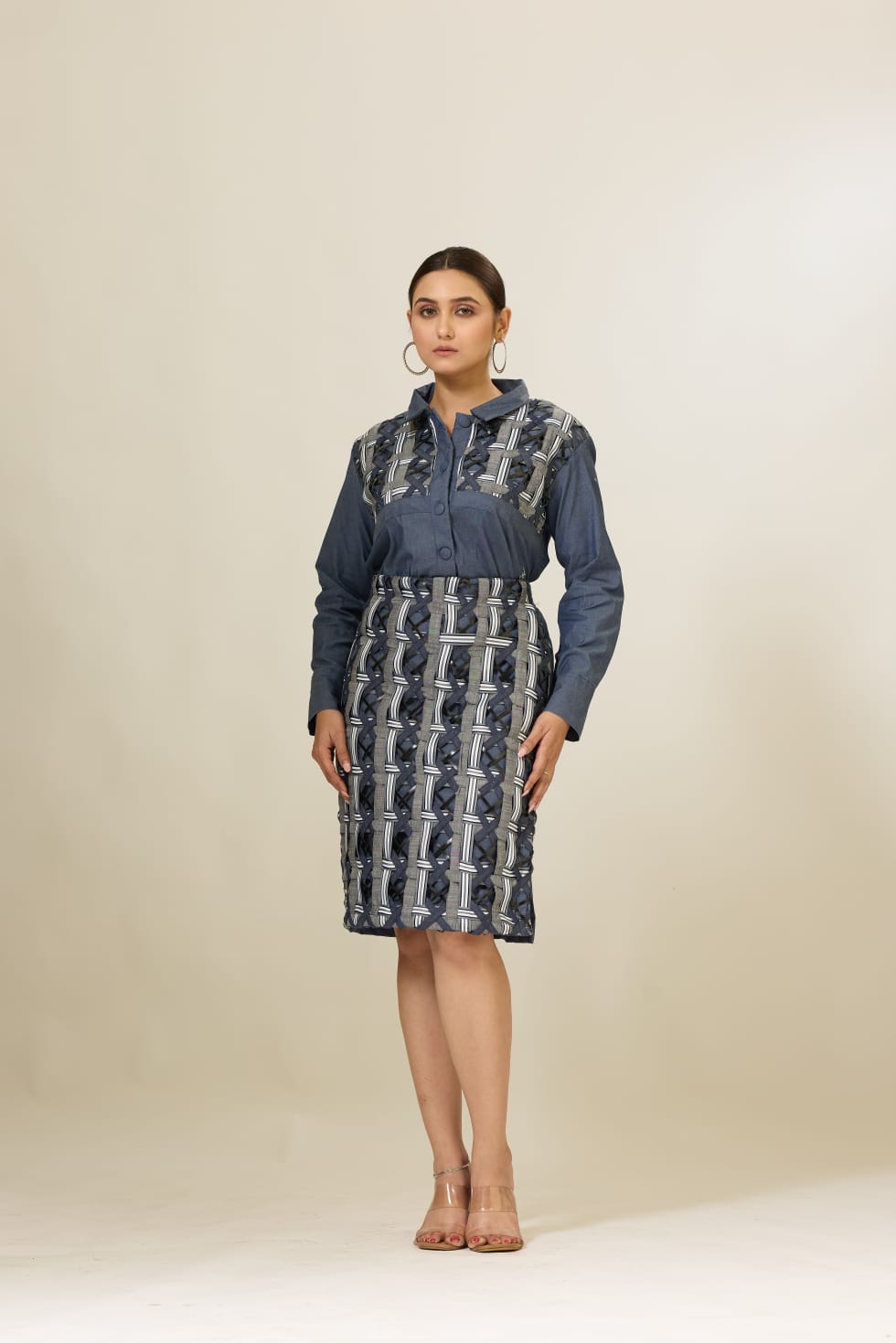 Denim Woven Co-ord Set