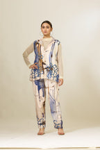 Linen Sleeveless Vest & Trouser Set