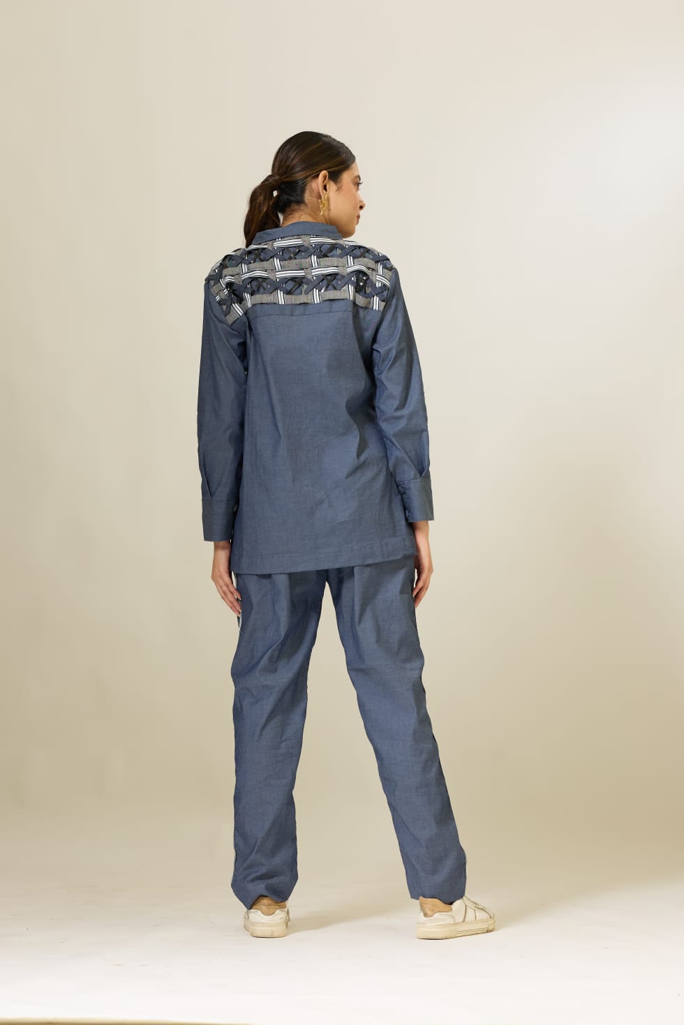 Denim Woven Coord Set