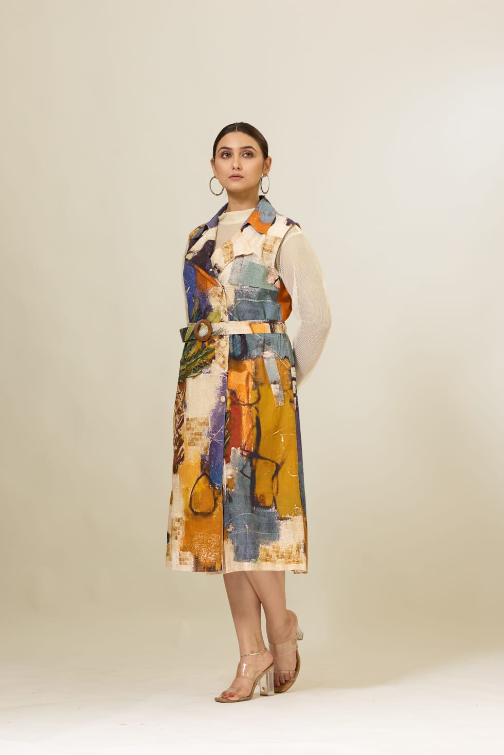 Jacket Dress with Belt