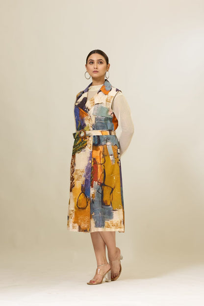 Jacket Dress with Belt