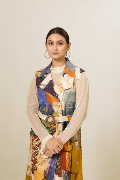 Jacket Dress with Belt