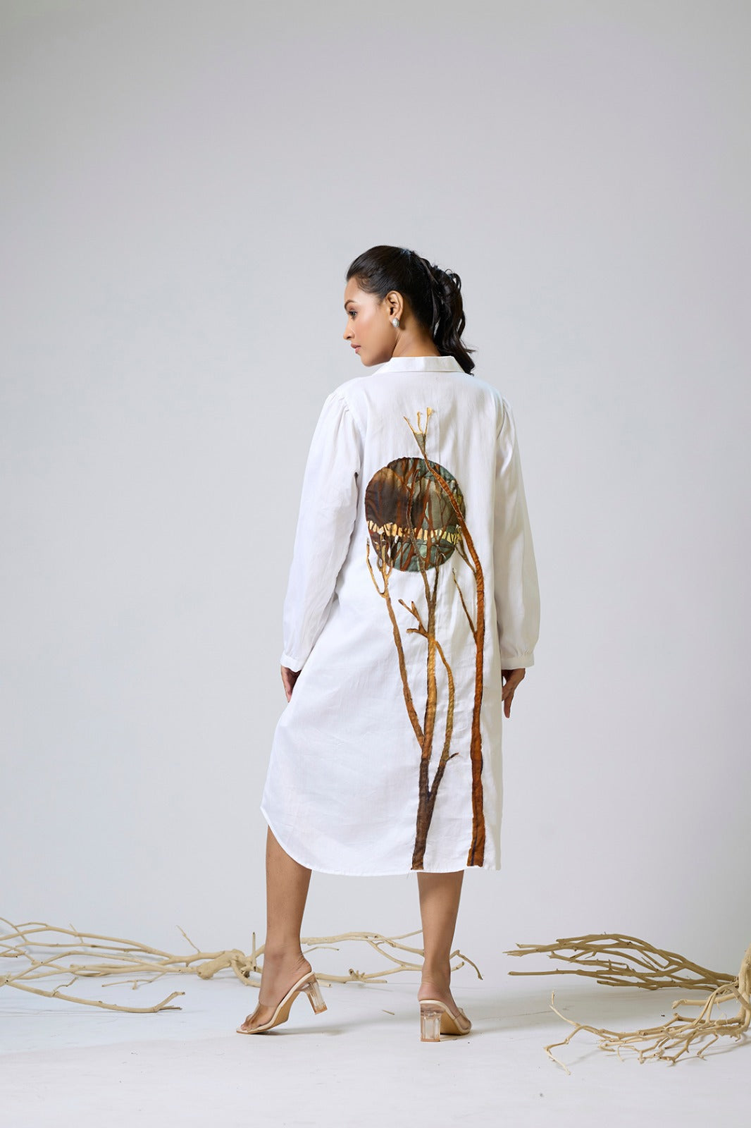 Cotton Applique Dress