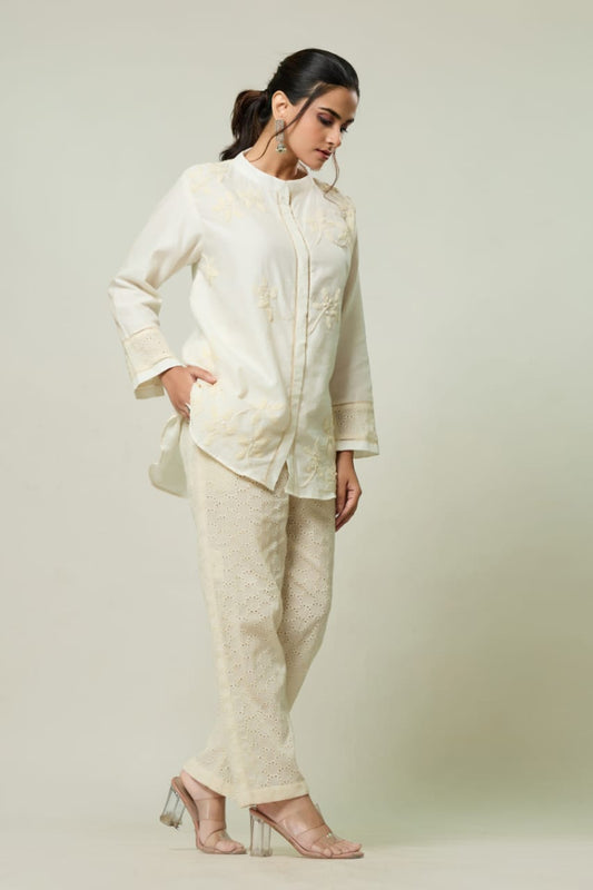 Embroidered co ord set