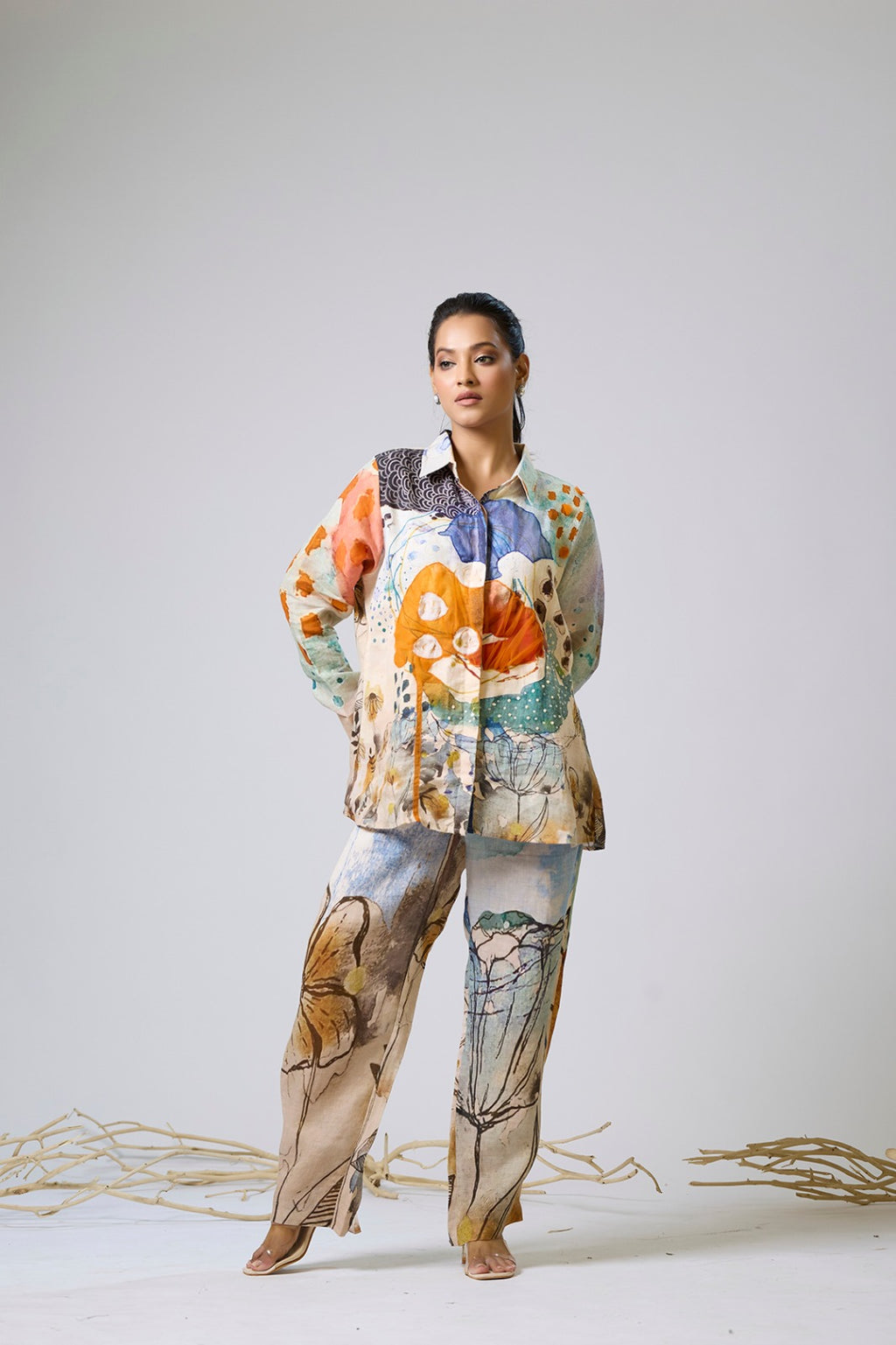 Linen Shirt set