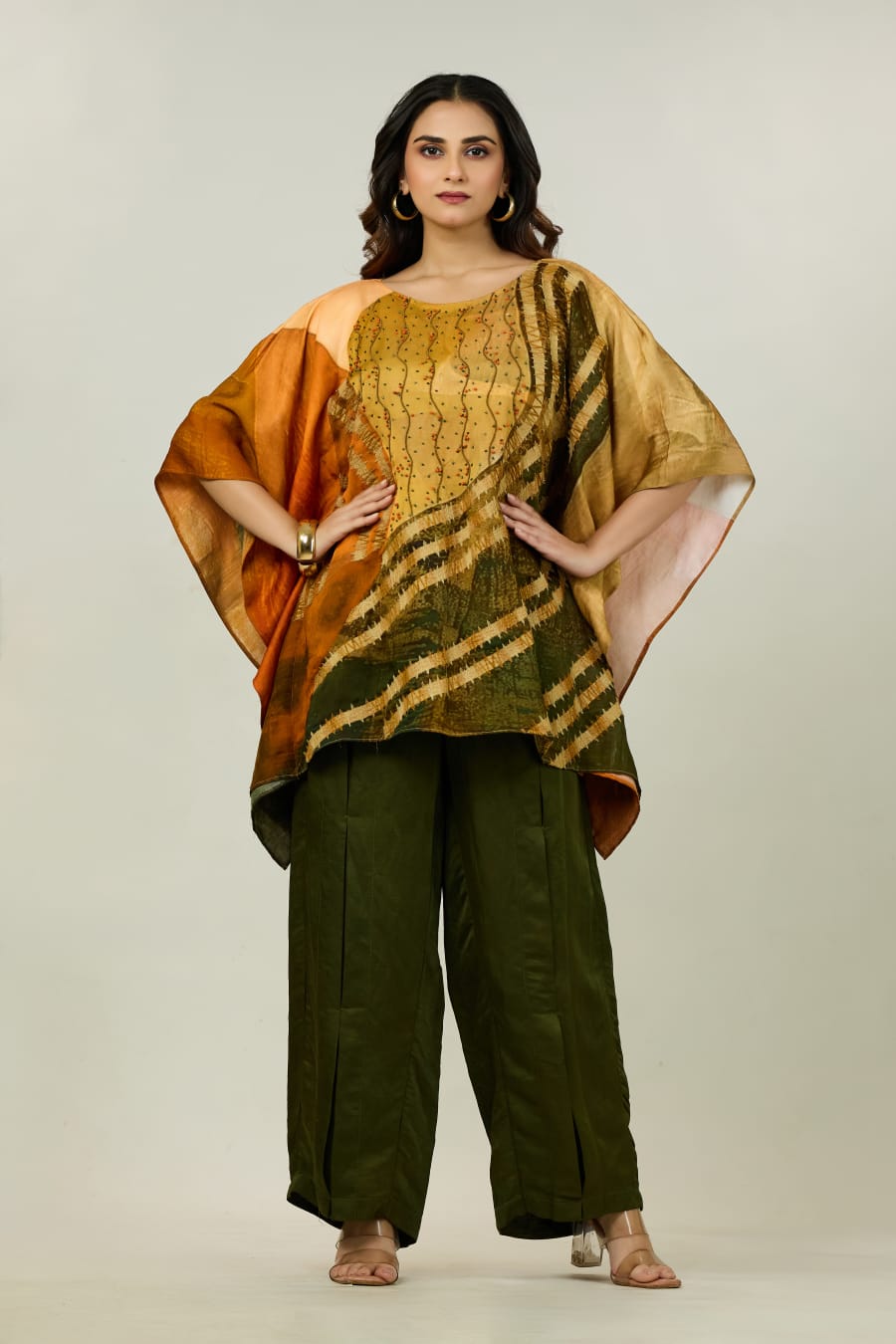 Kaftan Top with Pants Set