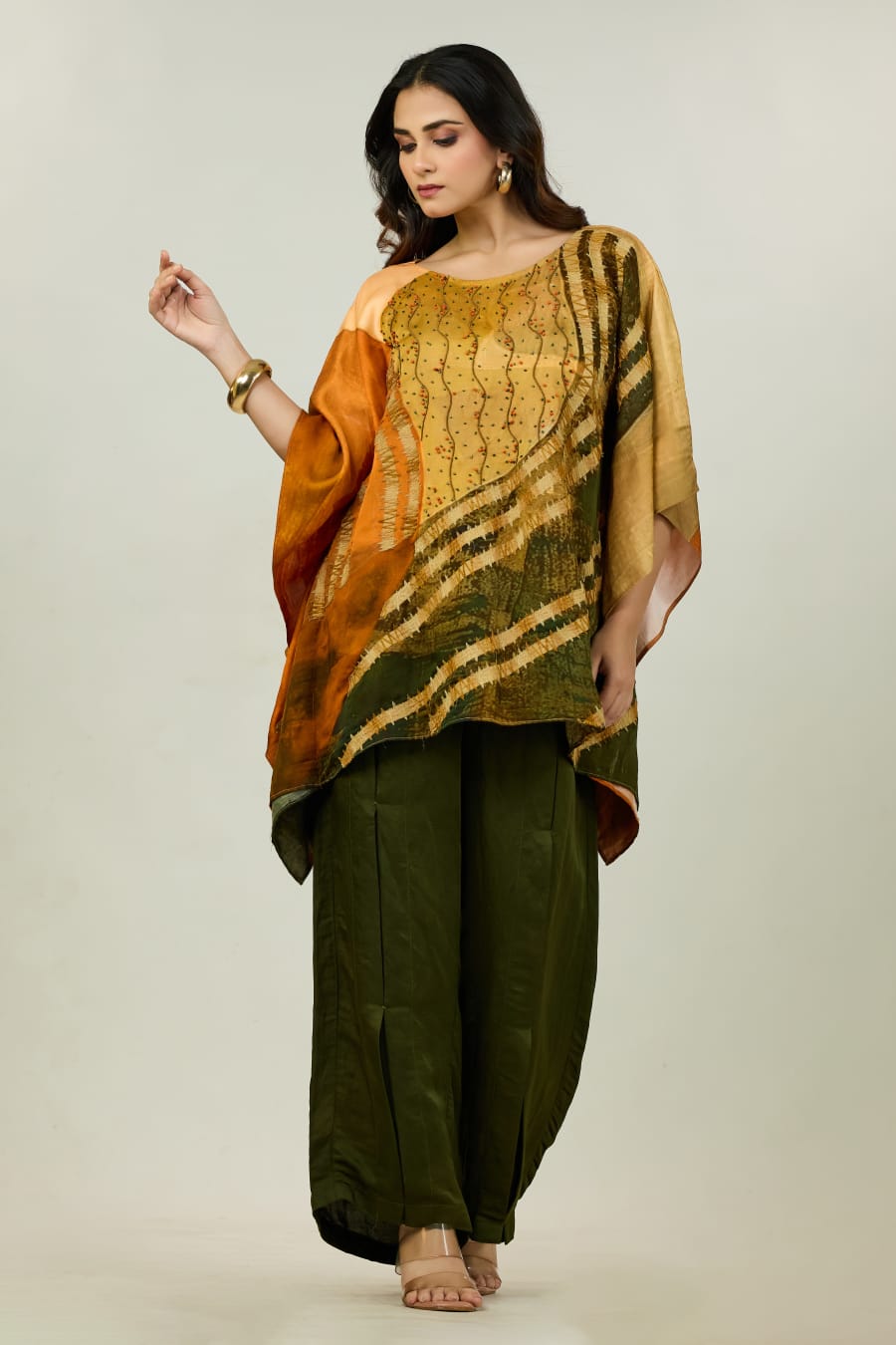 Kaftan Top with Pants Set