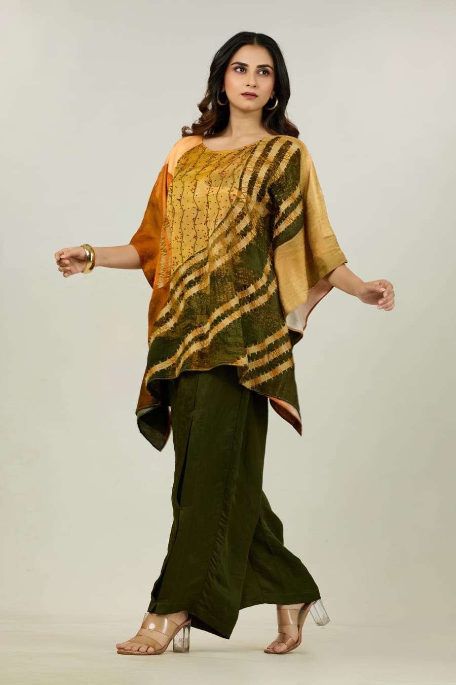 Kaftan Top with Pants Set
