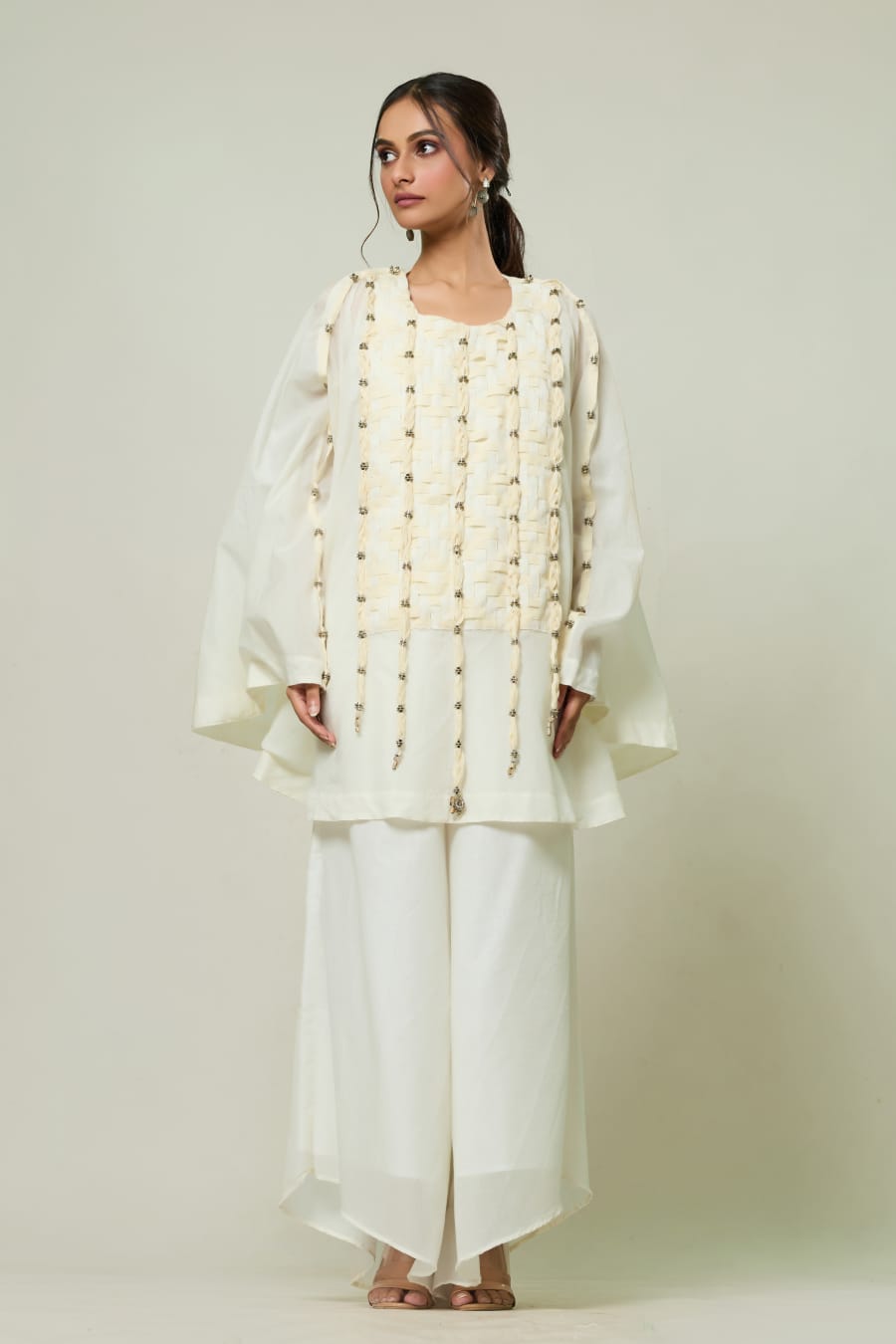 Woven Patti Design Kaftan