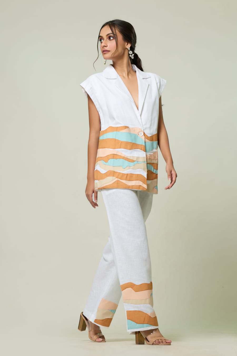 Cotton Linen Pantsuit