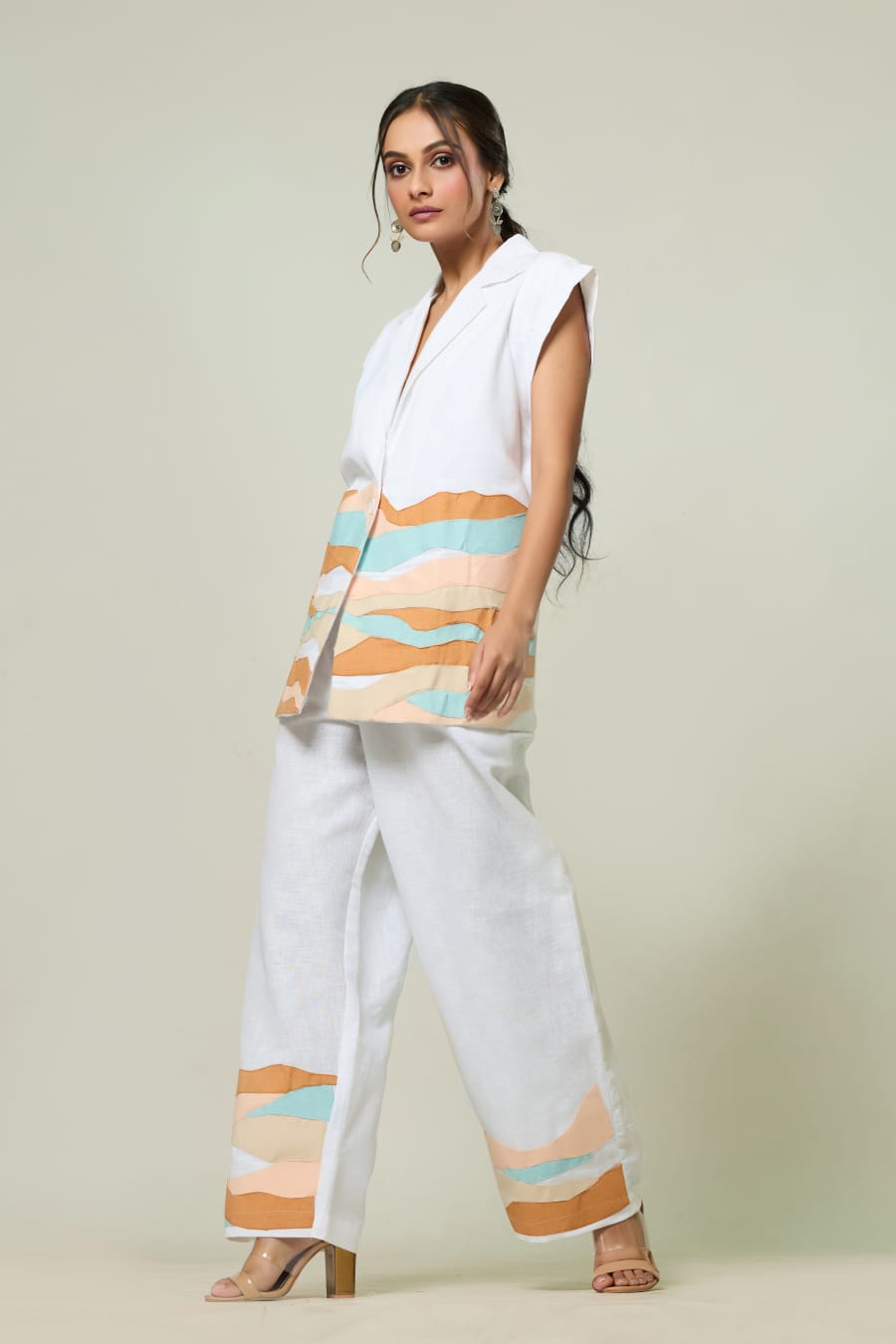 Cotton Linen Pantsuit