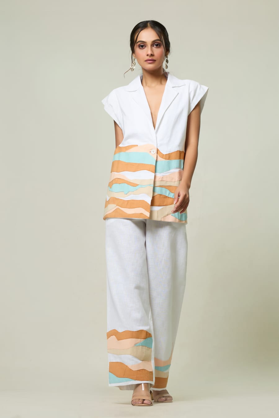 Cotton Linen Pantsuit