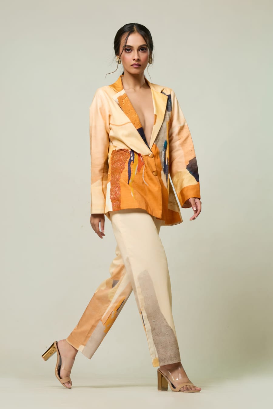 Cotton Co-ord Watercolour Pantsuit