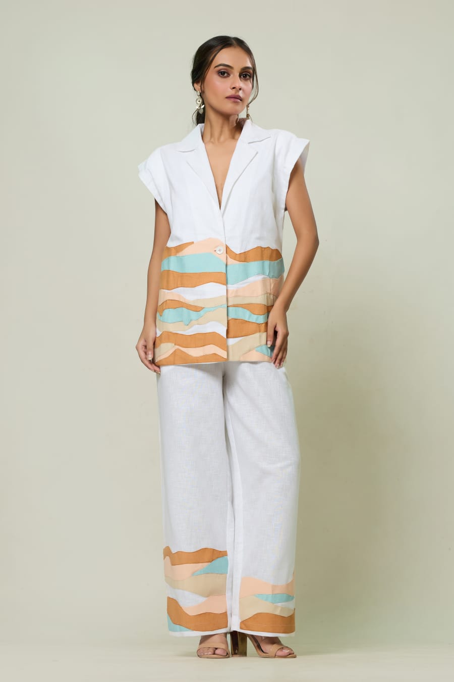 Cotton Linen Pantsuit